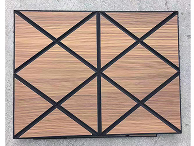 Slatted Groove Polyester Fiber Acoustic Wall Panel NRC 0.9 Wooden Acoustic Board for Office Cinema Projects Factory Direct