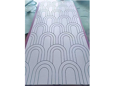 Zhenmei Natural Slotted Home Decor Items Interior Design Home Decor Polyester Acoustic Wall Panels Sound Absorbing for Living Room