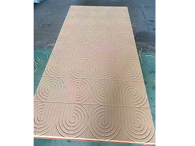 Zhenmei Natural Slotted Home Decor Items Interior Design Home Decor Polyester Acoustic Wall Panels Sound Absorbing for Living Room